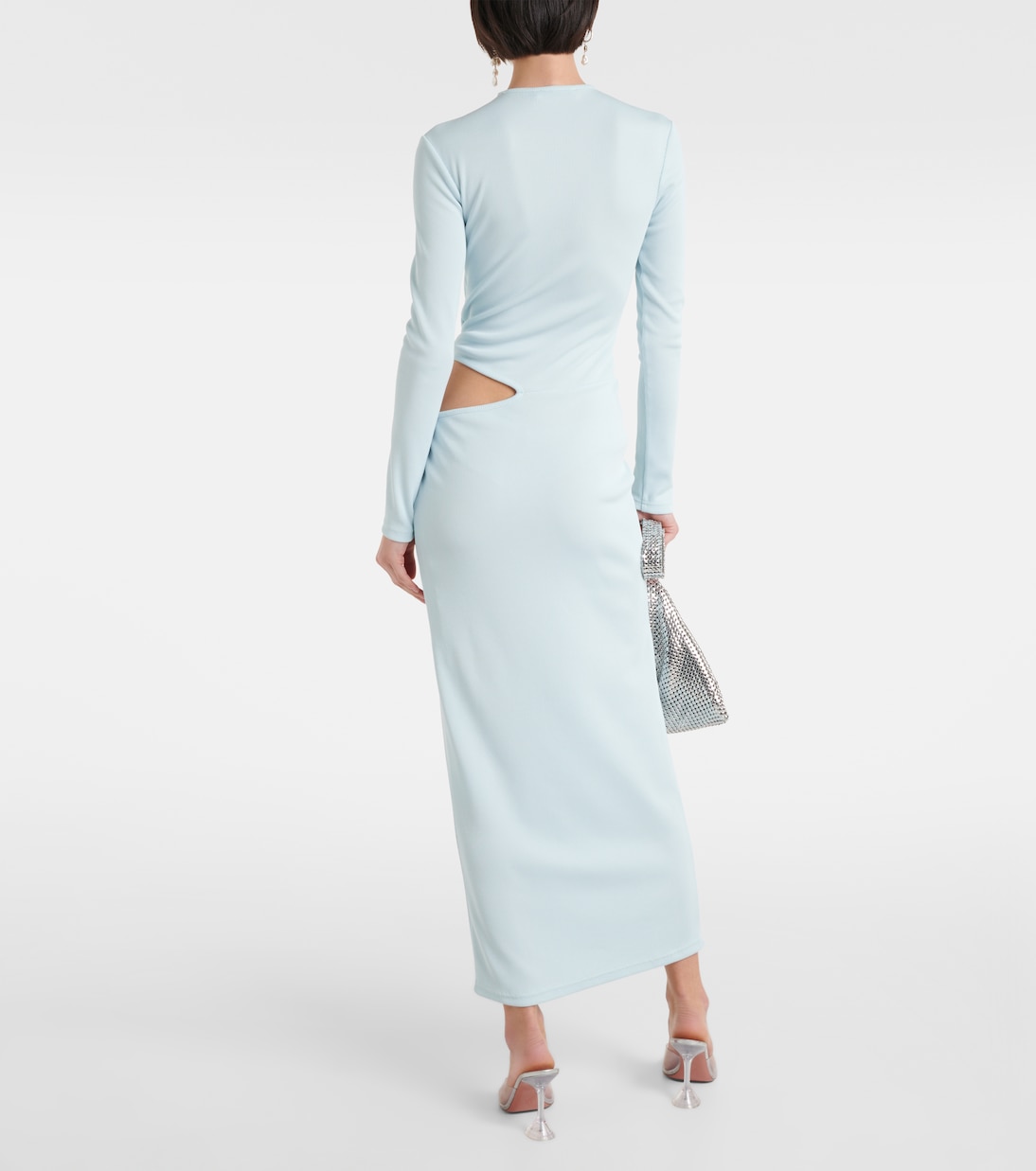 Abito midi in jersey con cut-out | Christopher Esber
