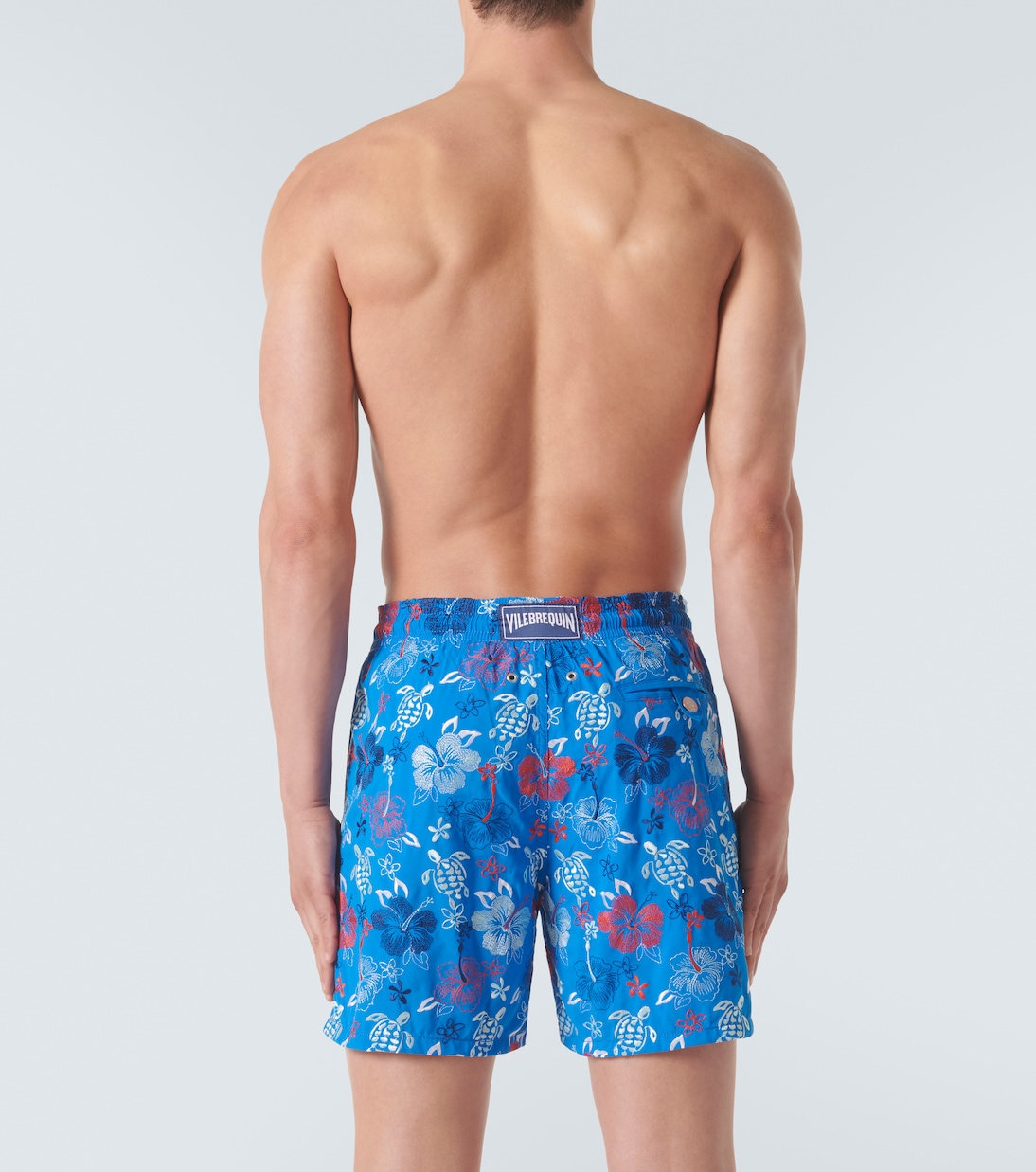 Tropical Turtles embroidered swim trunks | Vilebrequin