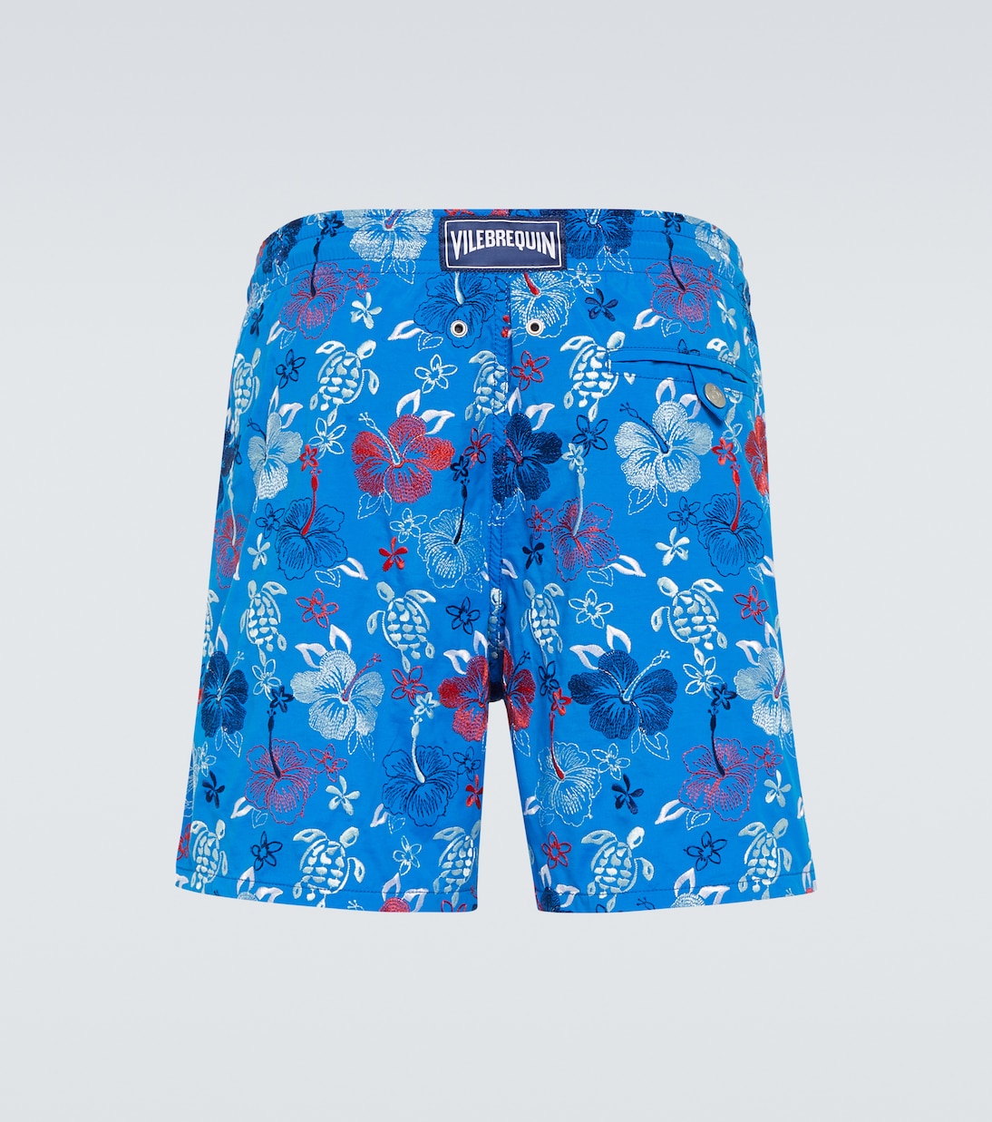 Tropical Turtles embroidered swim trunks | Vilebrequin