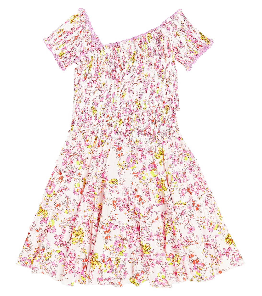 Bedrucktes Kleid Soledad | Poupette St Barth Kids