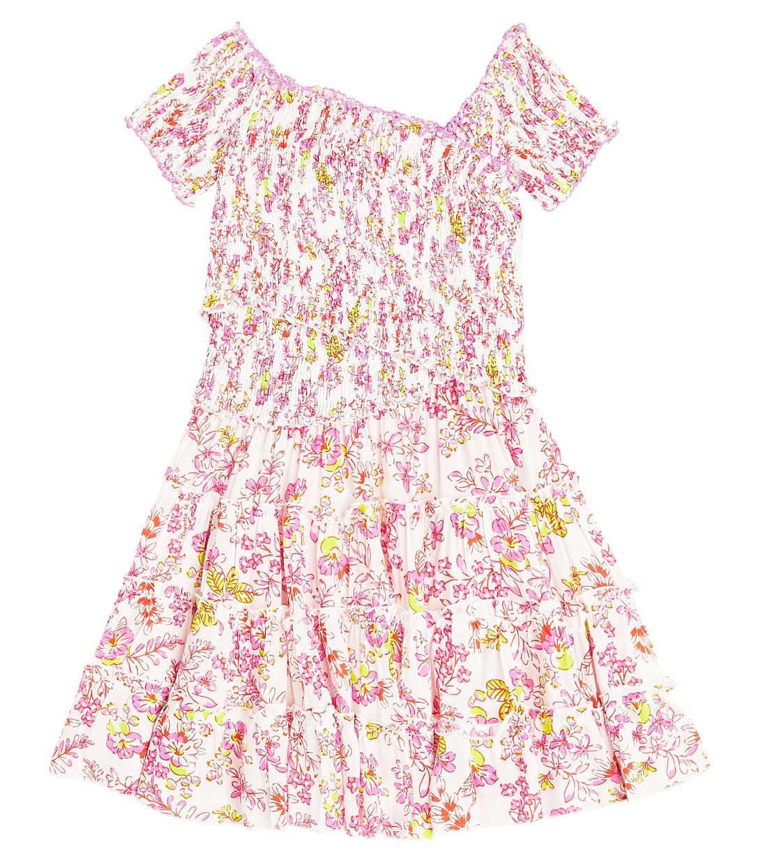 Bedrucktes Kleid Soledad | Poupette St Barth Kids