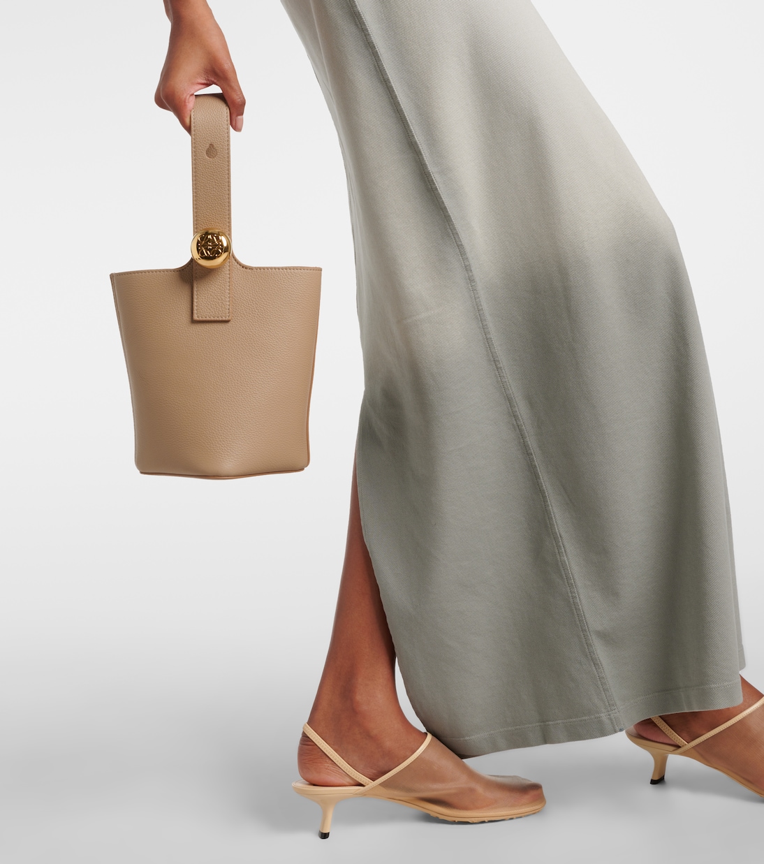 Bucket-Bag Pebble Mini aus Leder | Loewe