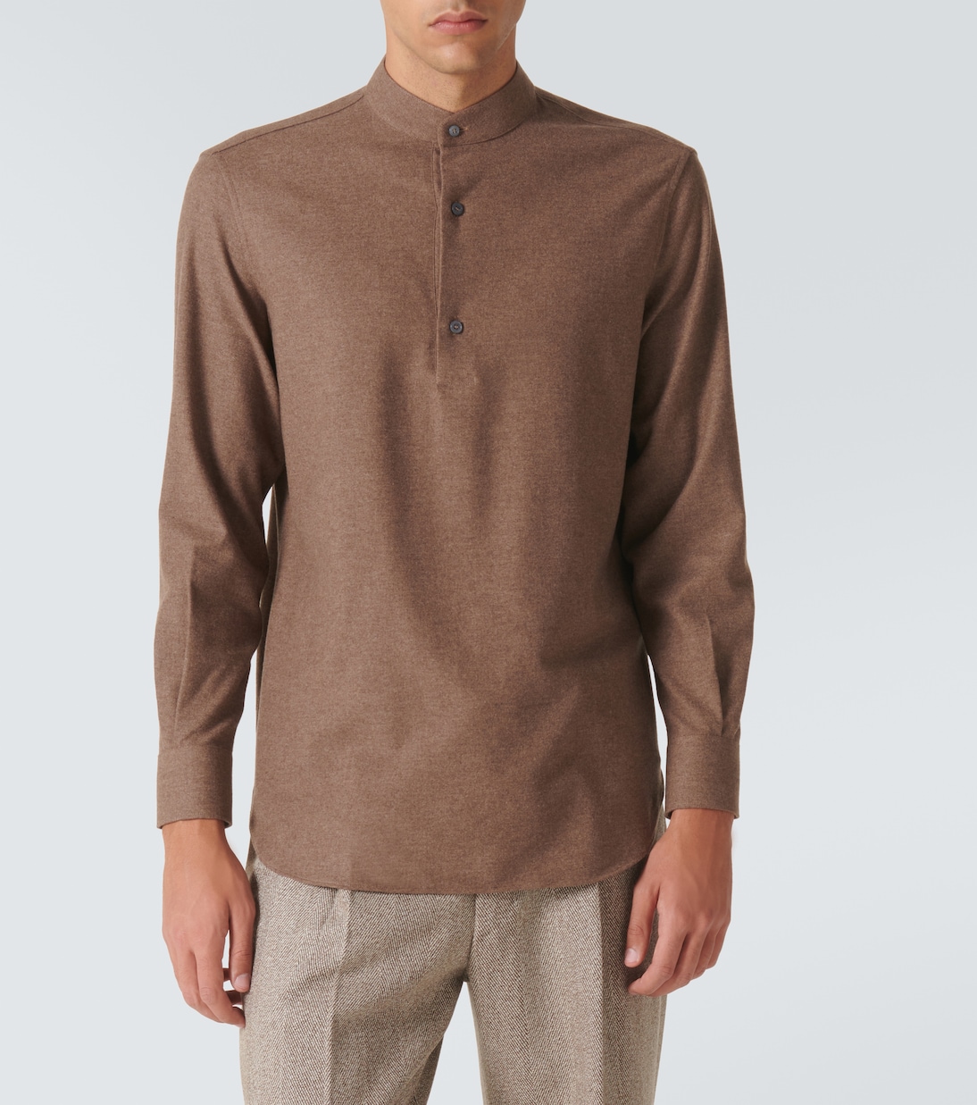 Elia wool and cashmere shirt | Loro Piana