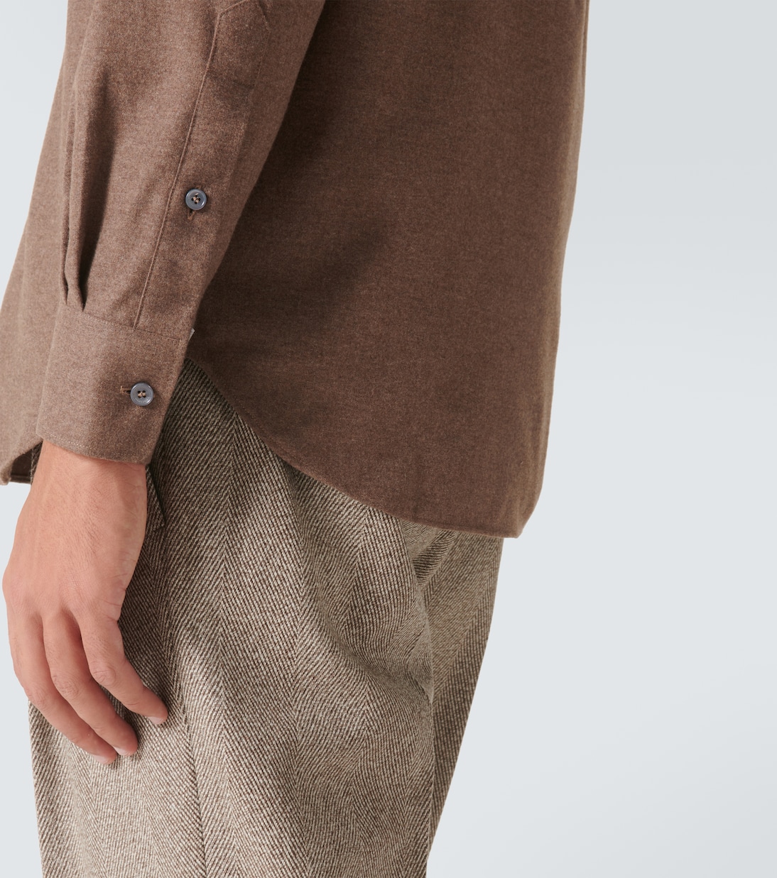 Elia wool and cashmere shirt | Loro Piana