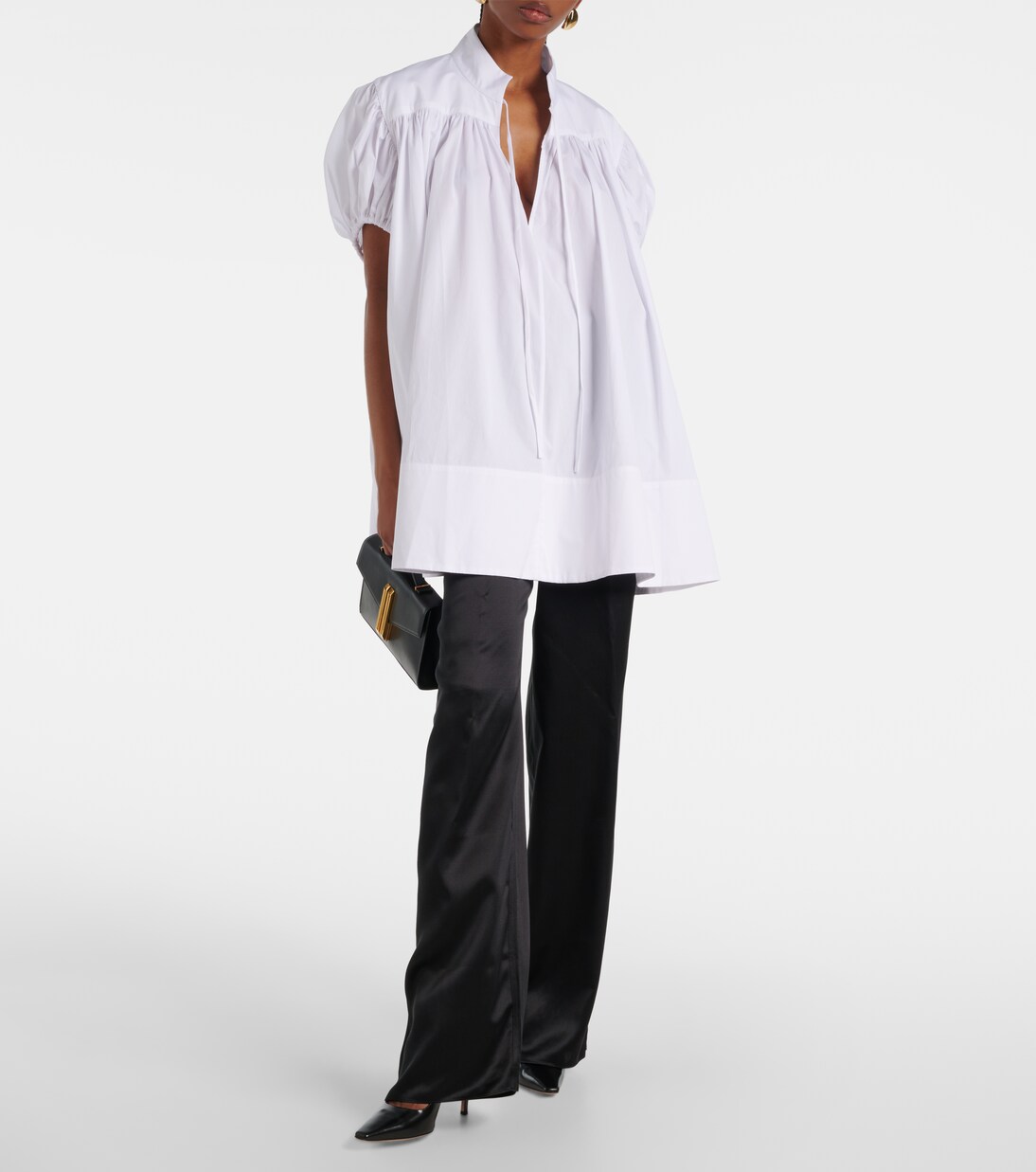 Essentials cotton poplin blouse | CO