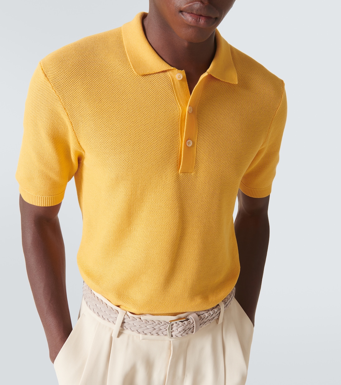 Polo Maranon de punto gofrado | Orlebar Brown
