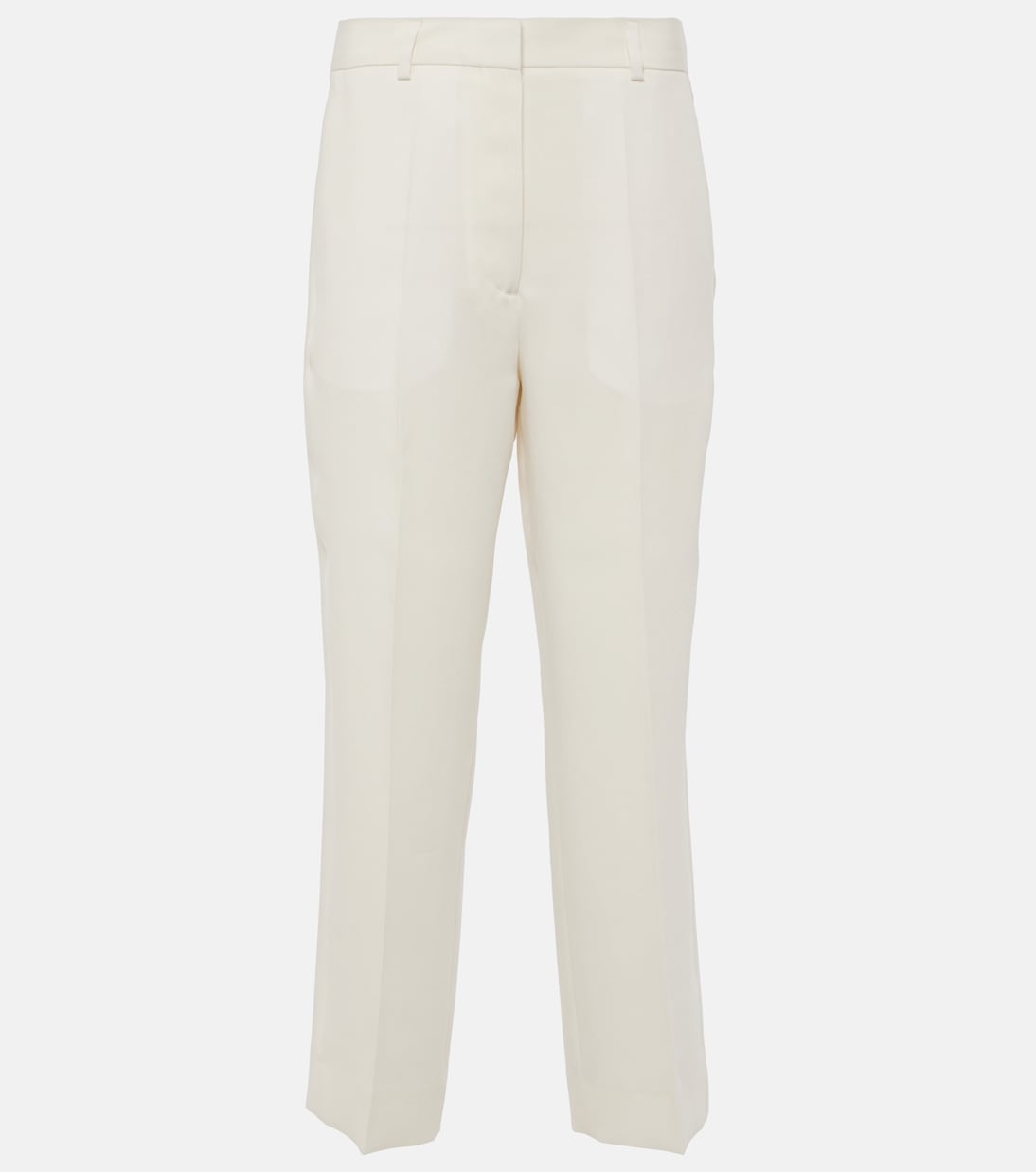 Gerade High-Rise Cropped-Hose | Toteme