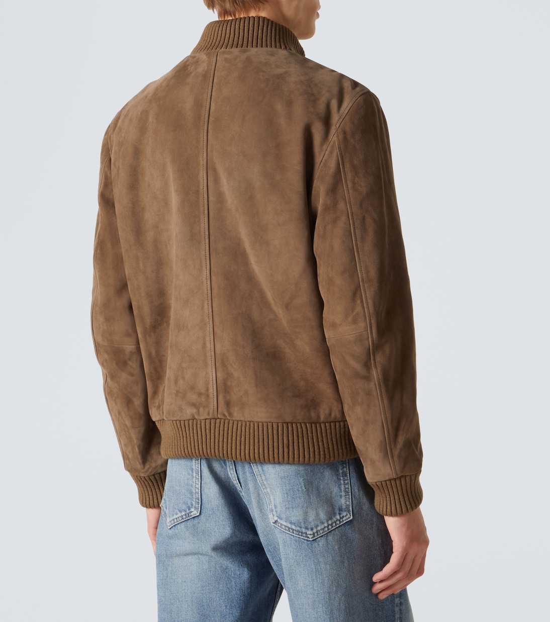 Bomberjacke aus Veloursleder | Frame