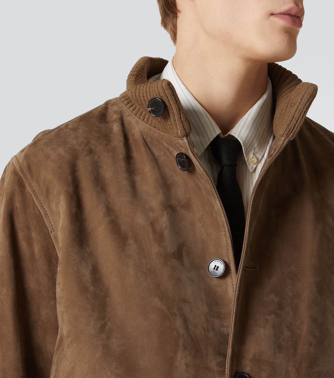 Bomberjacke aus Veloursleder | Frame