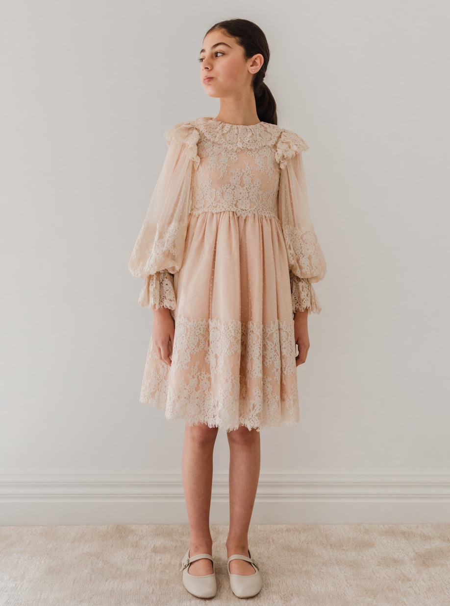 Abito in tulle con pizzo | Petite Amalie  