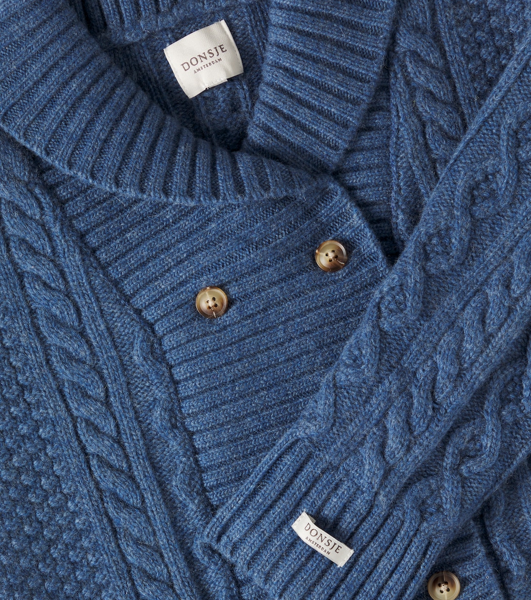 Jesper Aran wool-blend cardigan | Donsje