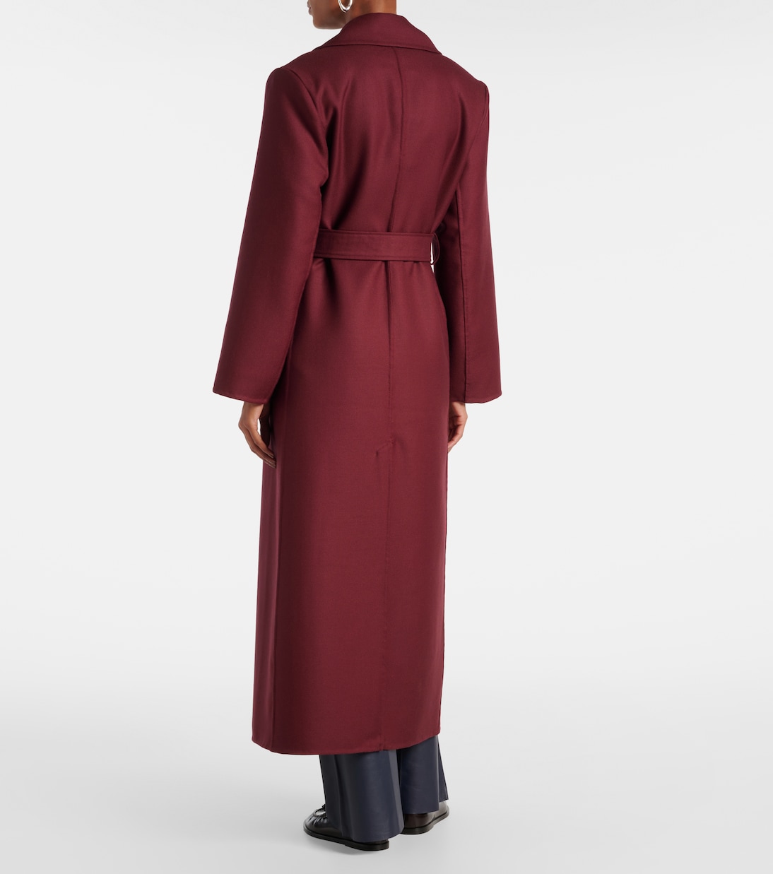 Double-breasted virgin wool coat | CO