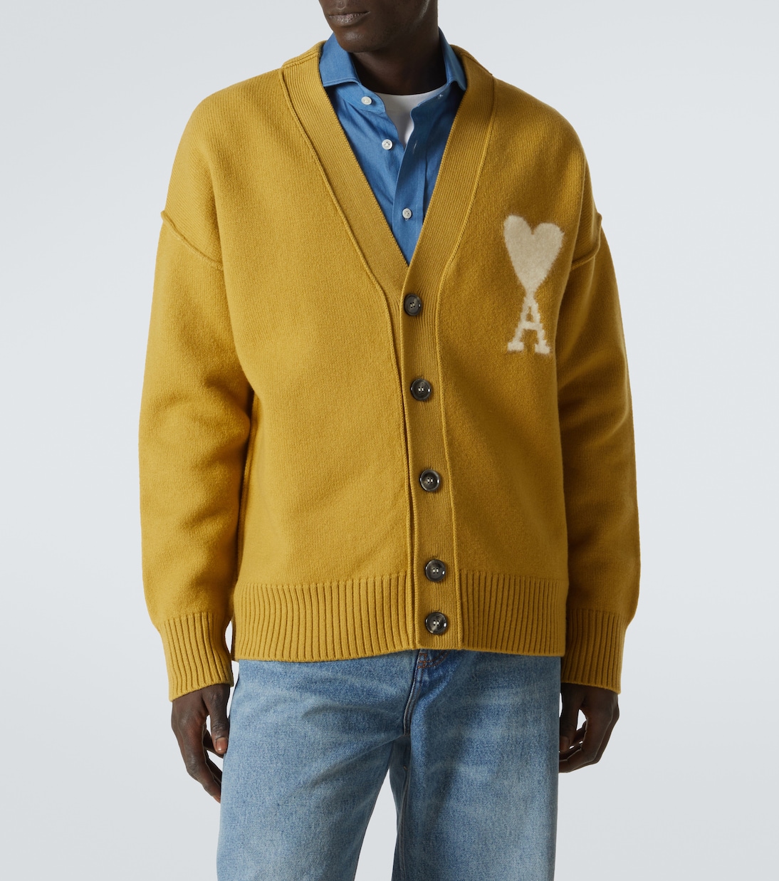 Cardigan Ami De Cœur en laine vierge | Ami Paris