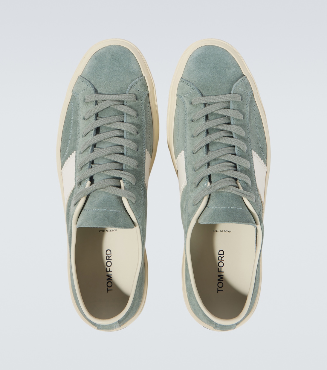 Baskets Cambridge en daim et cuir | Tom Ford