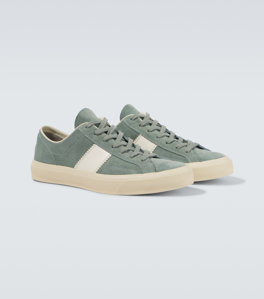 Baskets Cambridge en daim et cuir | Tom Ford