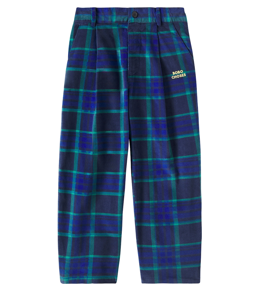 Pantaloni in velluto di cotone a quadri | Bobo Choses