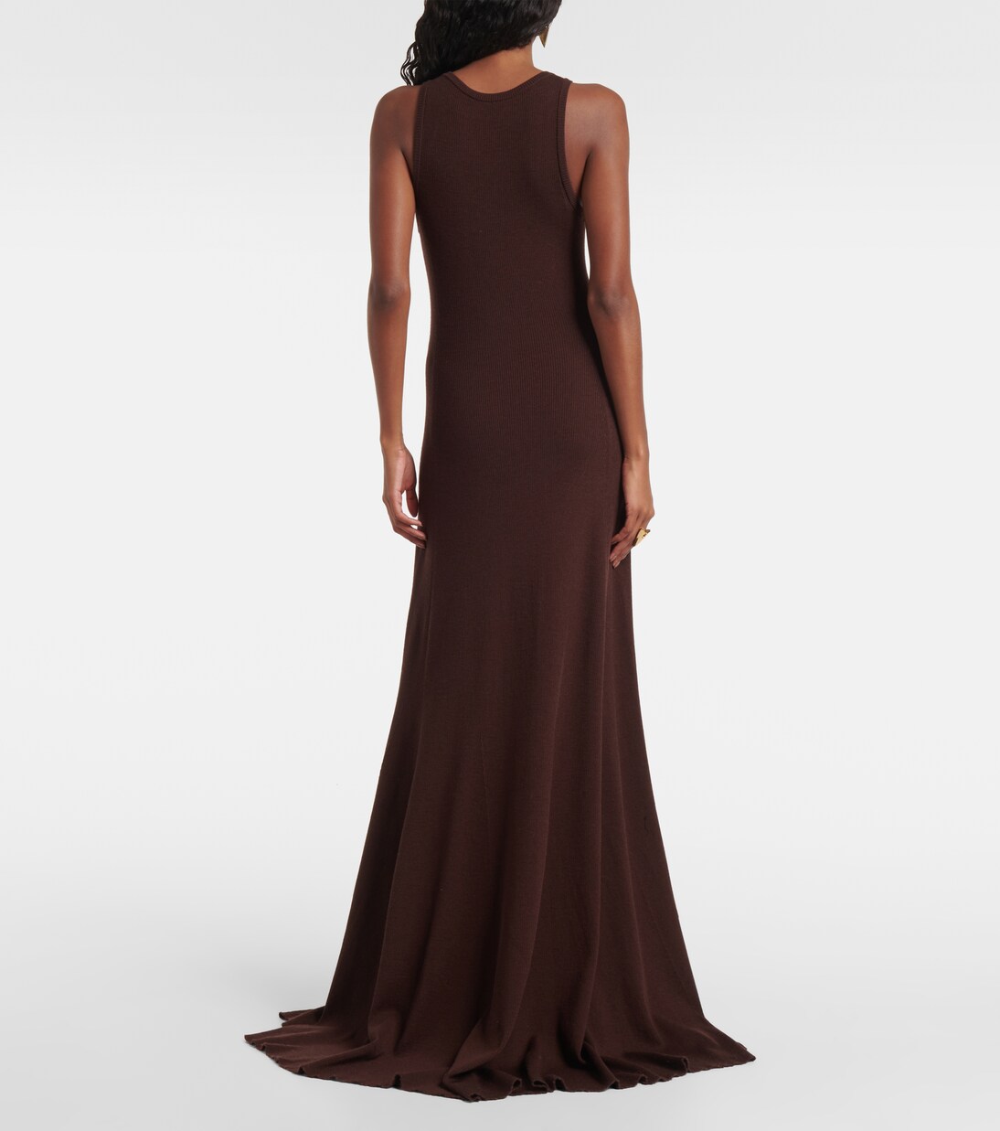 Abito lungo in lana | McQueen
