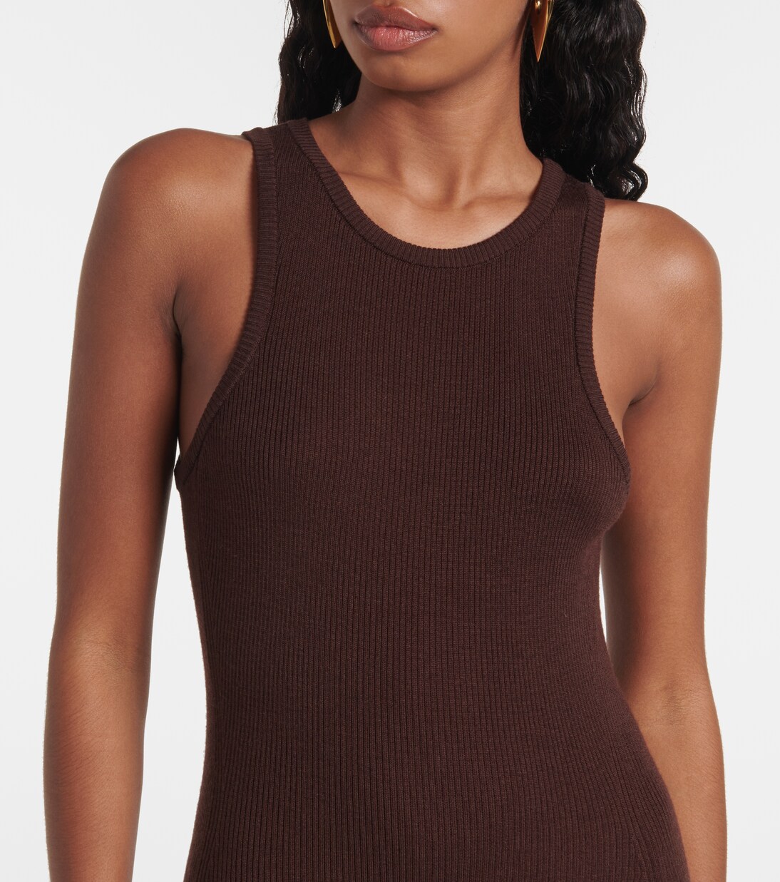 Abito lungo in lana | McQueen