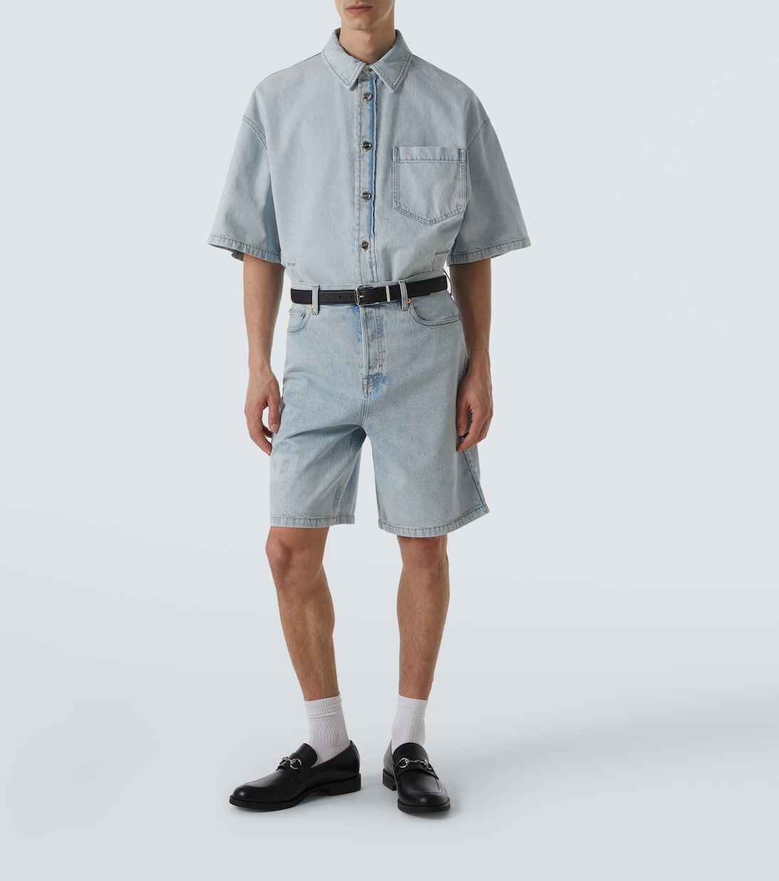 Bermuda di jeans GG | Gucci