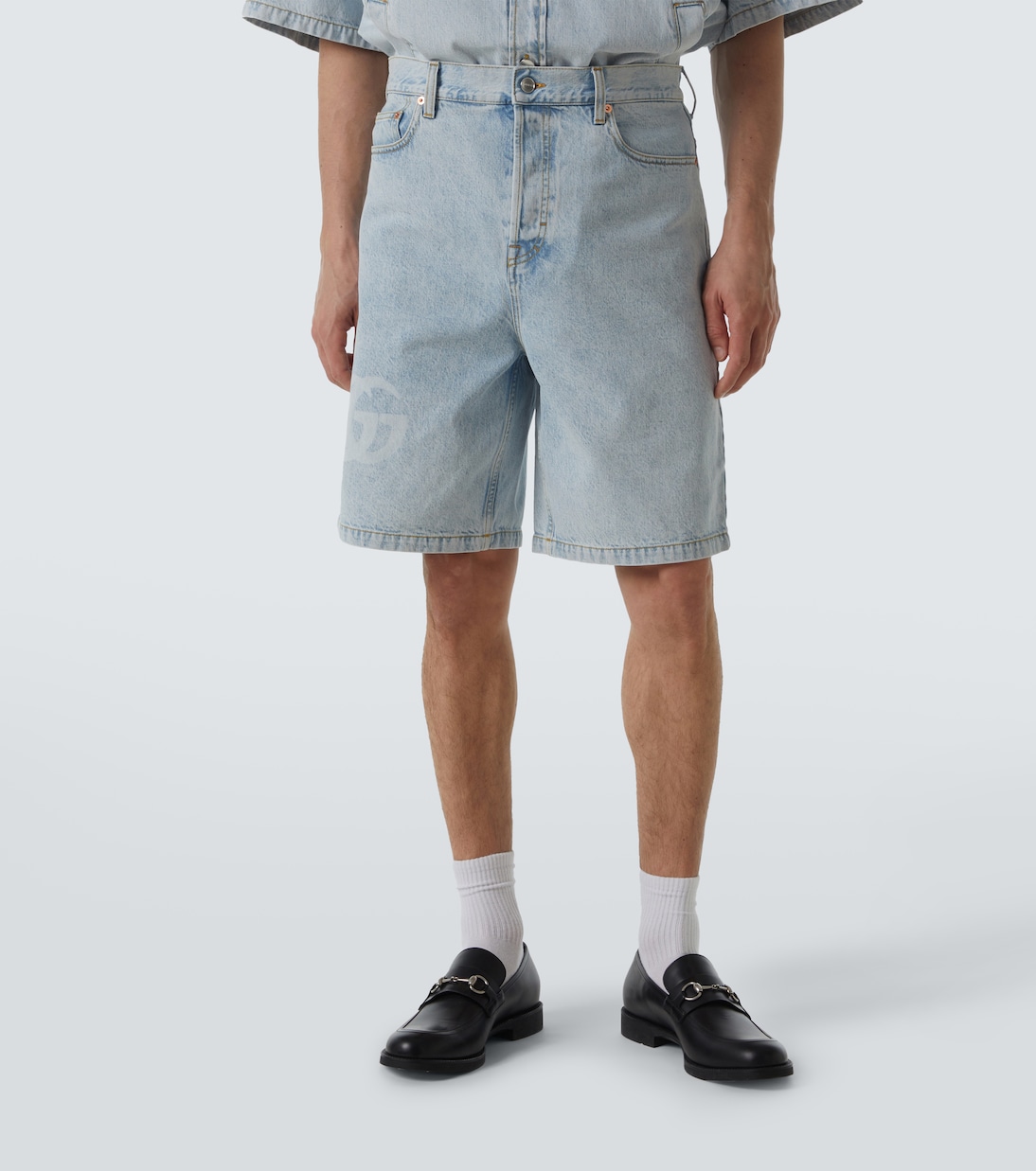 Bermuda di jeans GG | Gucci