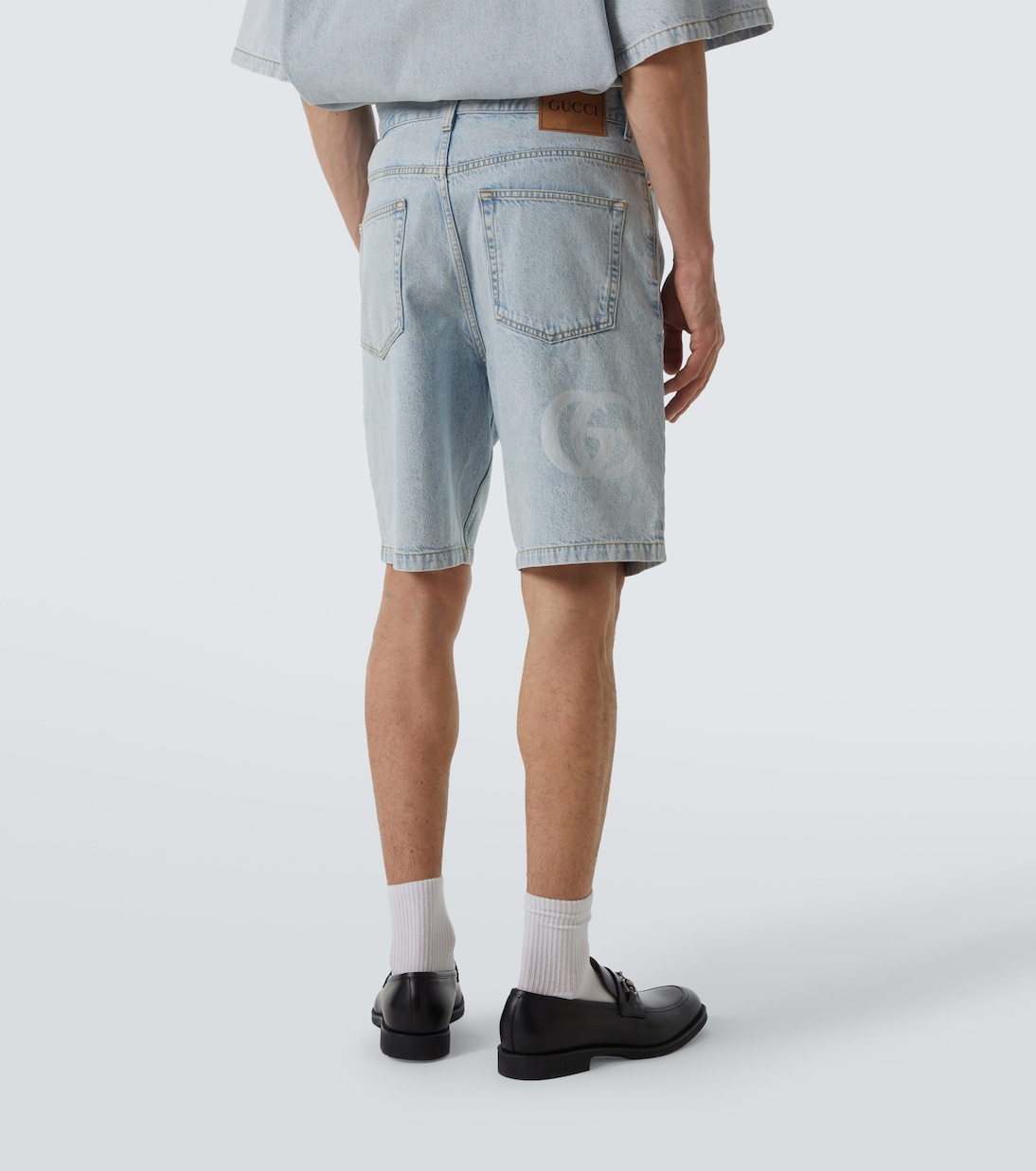 Bermuda di jeans GG | Gucci