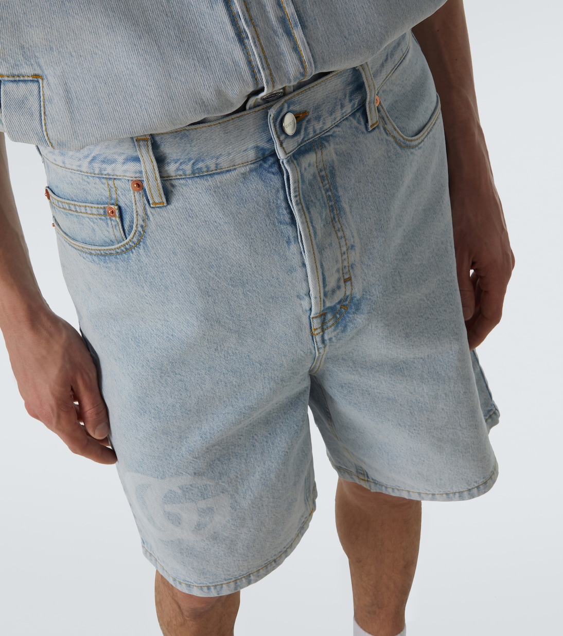 Bermuda di jeans GG | Gucci