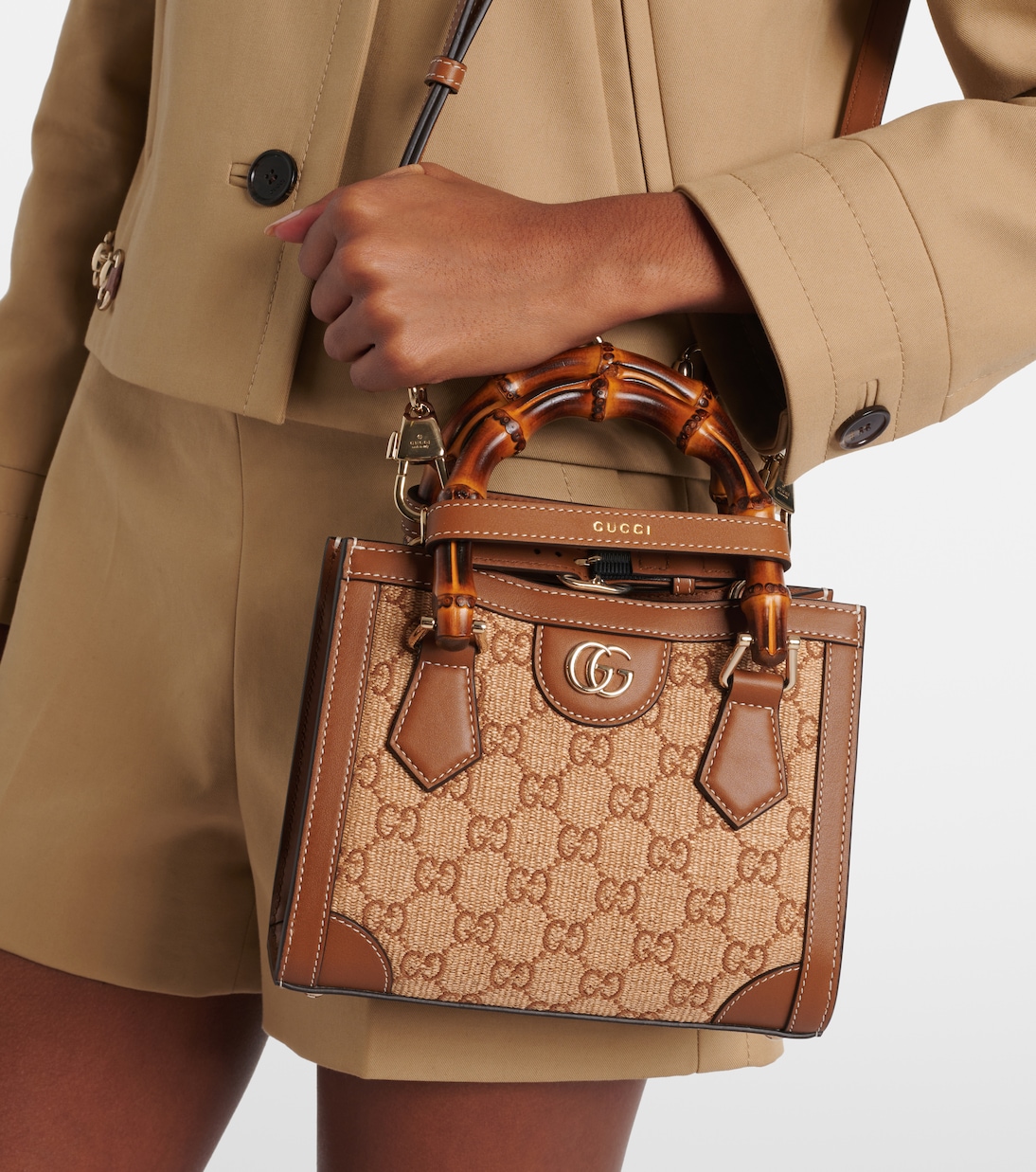 Diana Small GG canvas tote bag  | Gucci