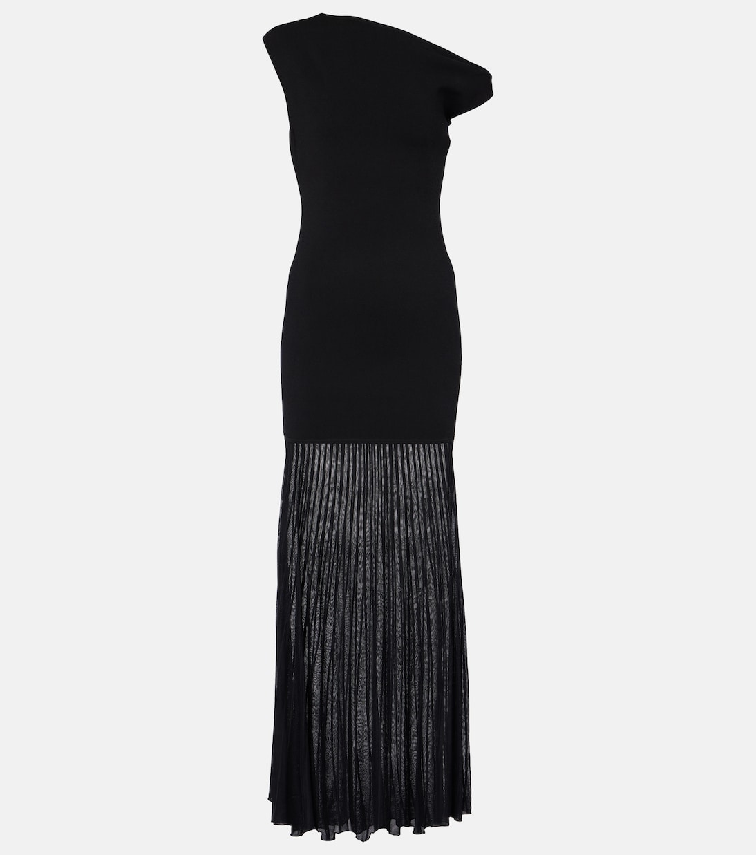 One-Shoulder-Maxikleid Indigo Twist | SIR