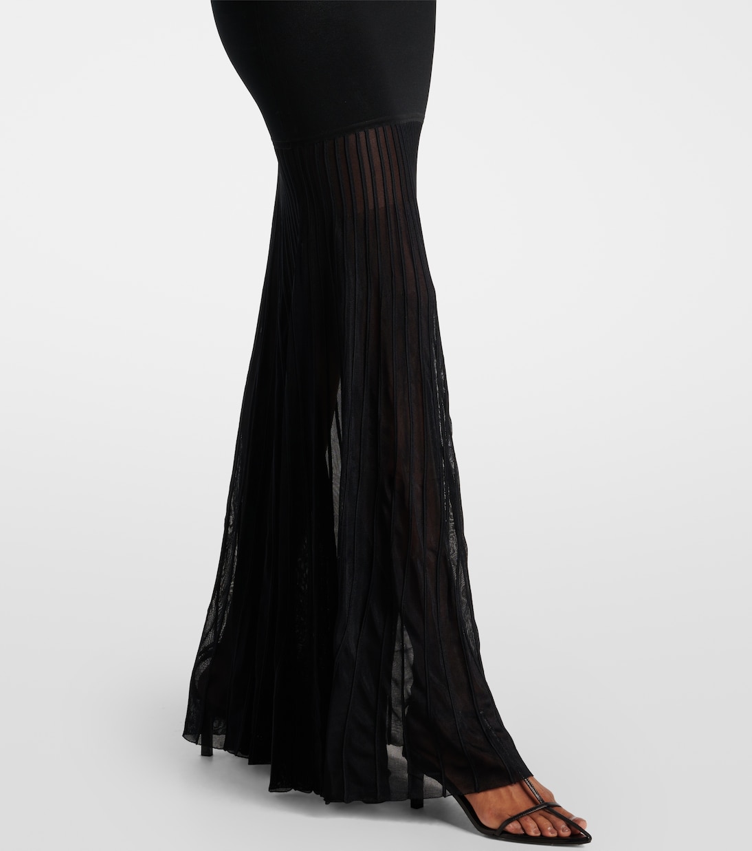 One-Shoulder-Maxikleid Indigo Twist | SIR