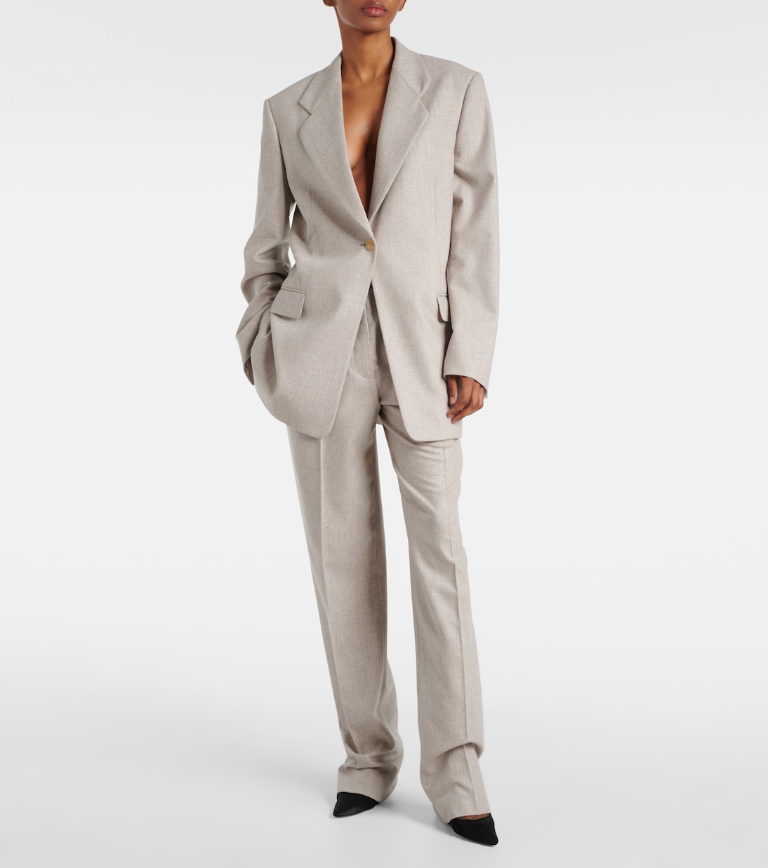 Vermont wool and cashmere blazer | The Row