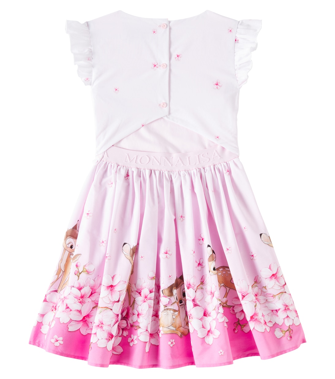 x Disney® - Abito in cotone con stampa | Monnalisa