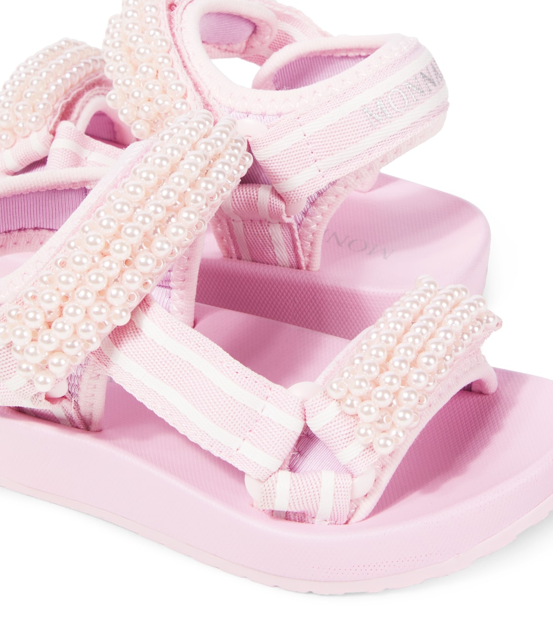 Sandalen mit Zierperlen | Monnalisa