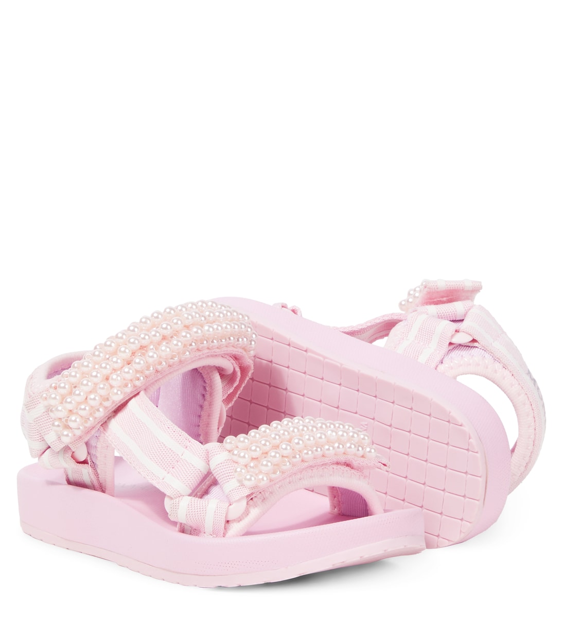 Sandalen mit Zierperlen | Monnalisa
