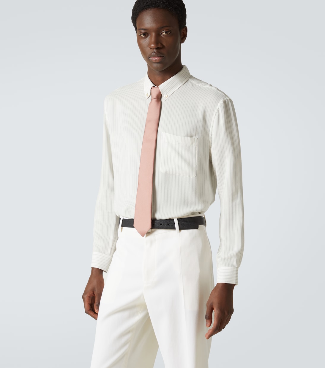 Cravatta in twill di seta | Saint Laurent