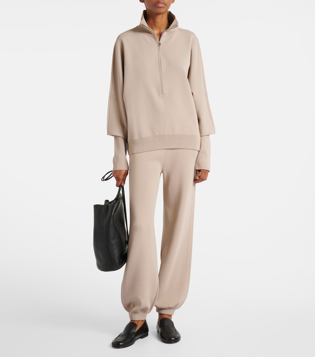 Fatuo crêpe turtleneck sweater | Max Mara
