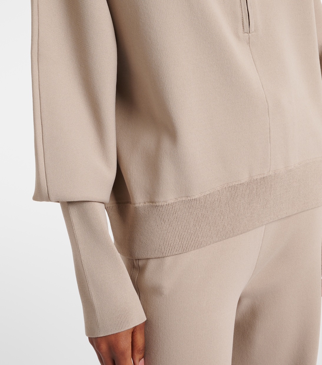 Fatuo crêpe turtleneck sweater | Max Mara