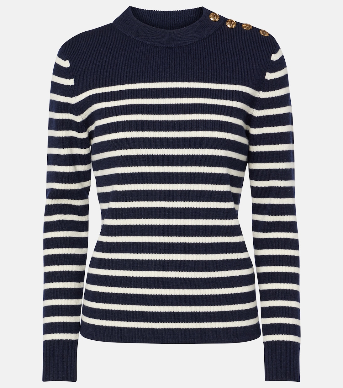 Striped wool and cashmere sweater | Chloé