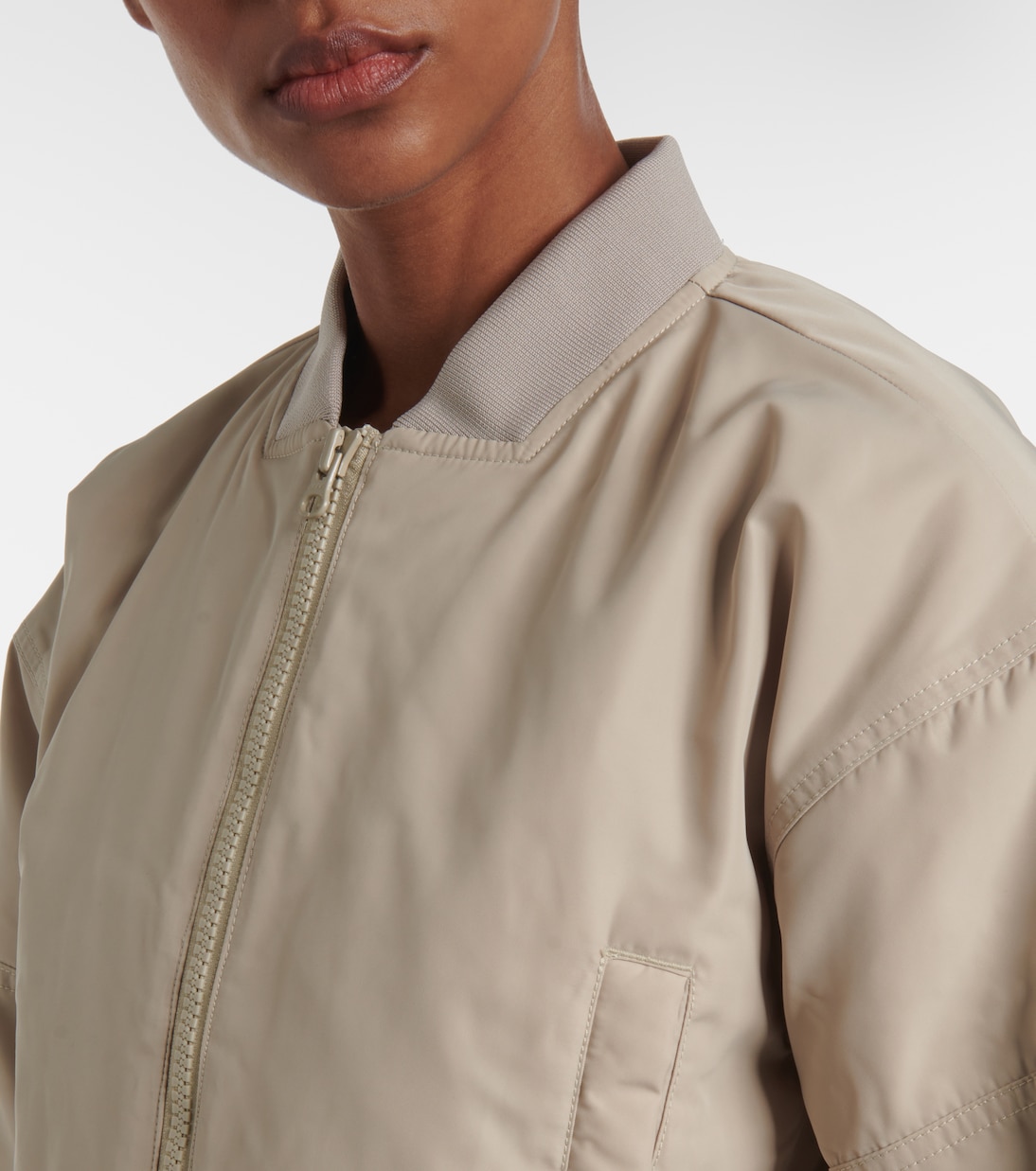 Truenature cropped bomber jacket | Adidas by Stella McCartney
