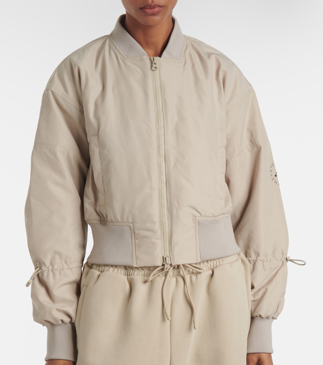 Truenature cropped bomber jacket | Adidas by Stella McCartney