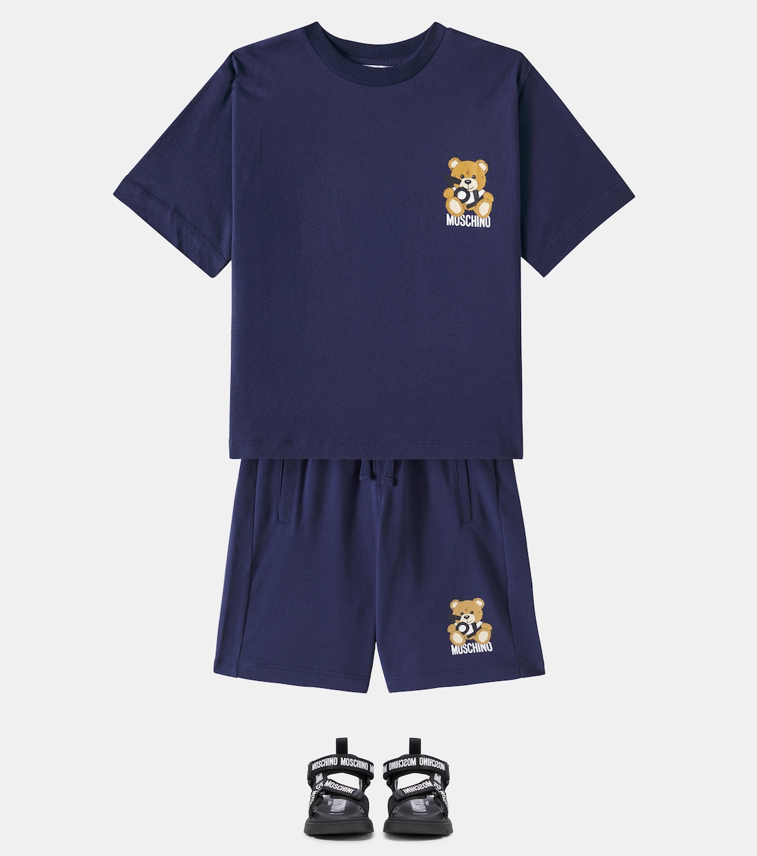 Camiseta Teddy Bear en jersey de algodón | Moschino Kids