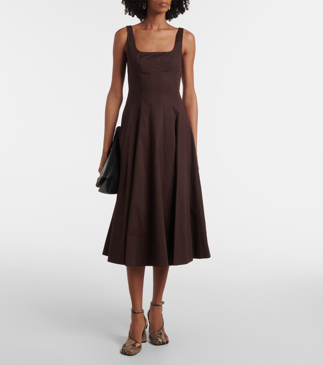 Abito midi Wells in cotone | Staud