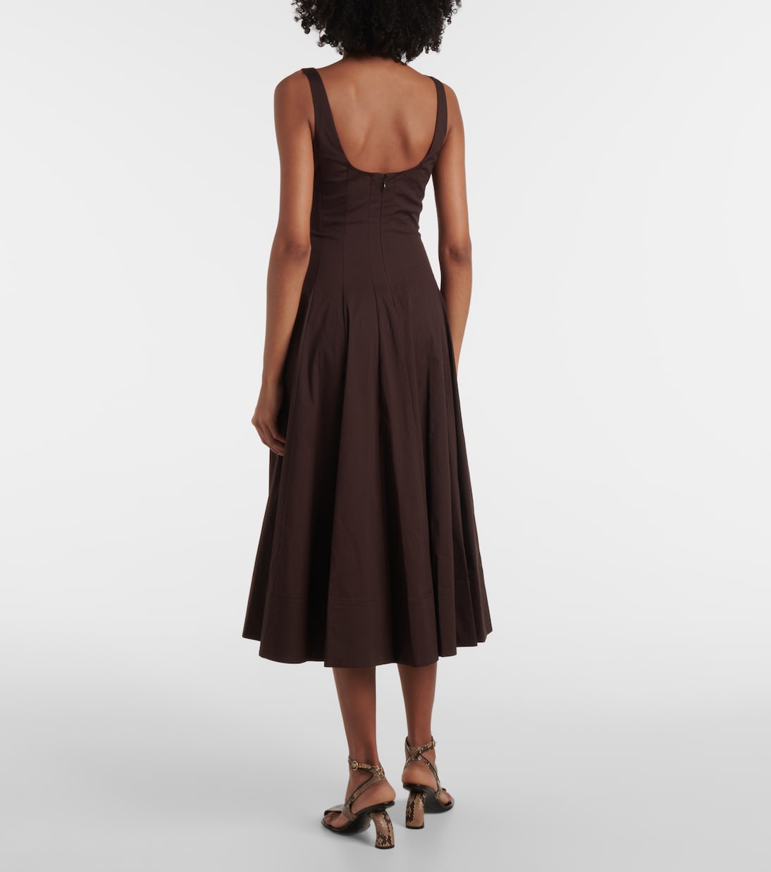 Abito midi Wells in cotone | Staud