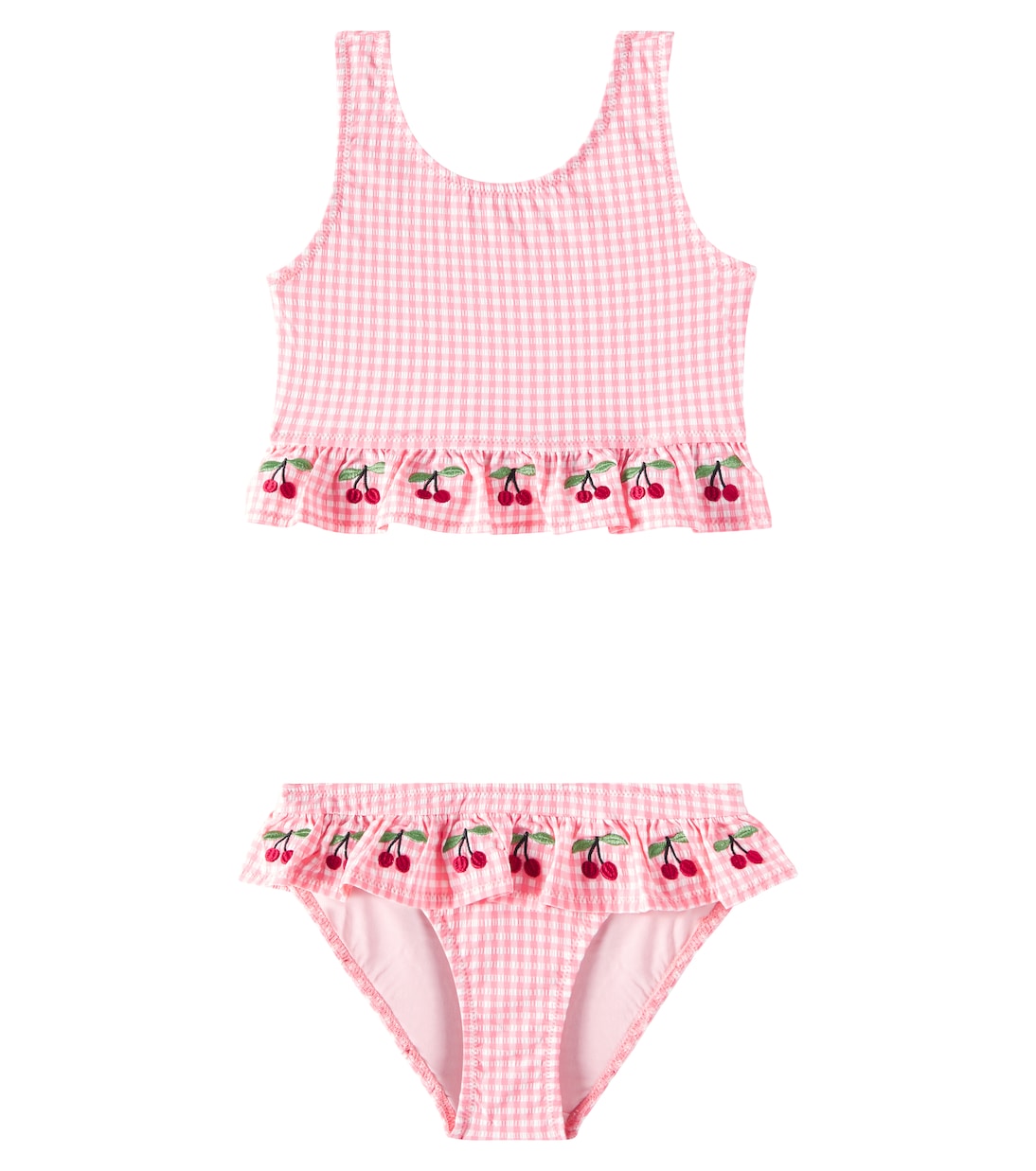 Soline embroidered gingham bikini | Konges Sløjd