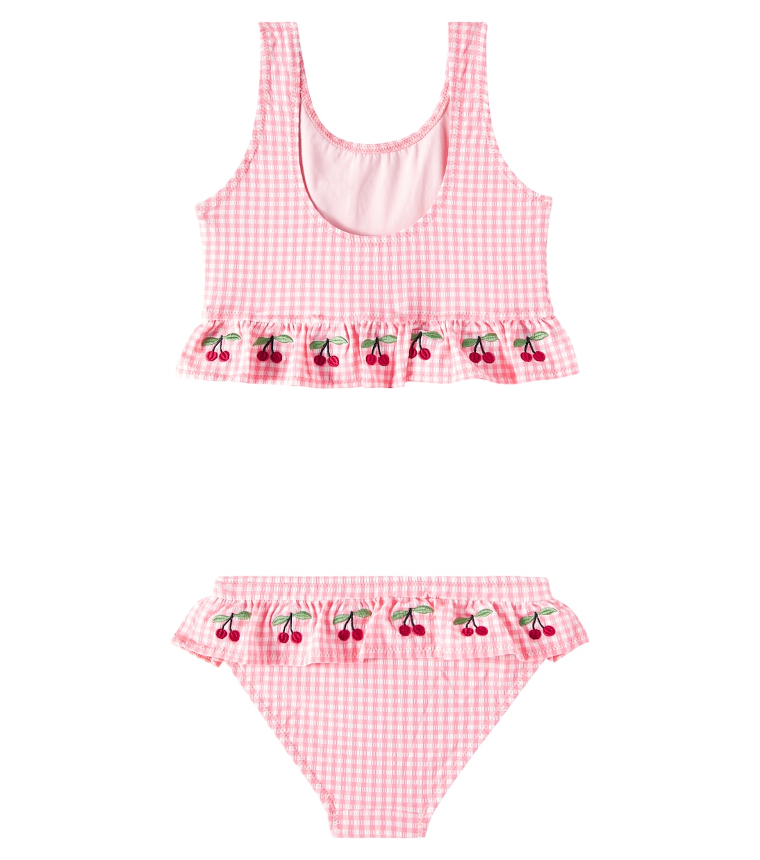 Soline embroidered gingham bikini | Konges Sløjd