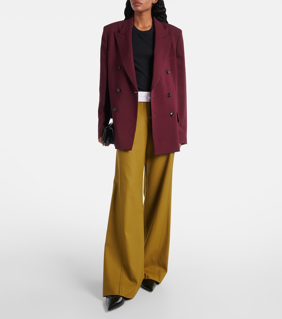 Pantaloni regular a vita alta | Victoria Beckham