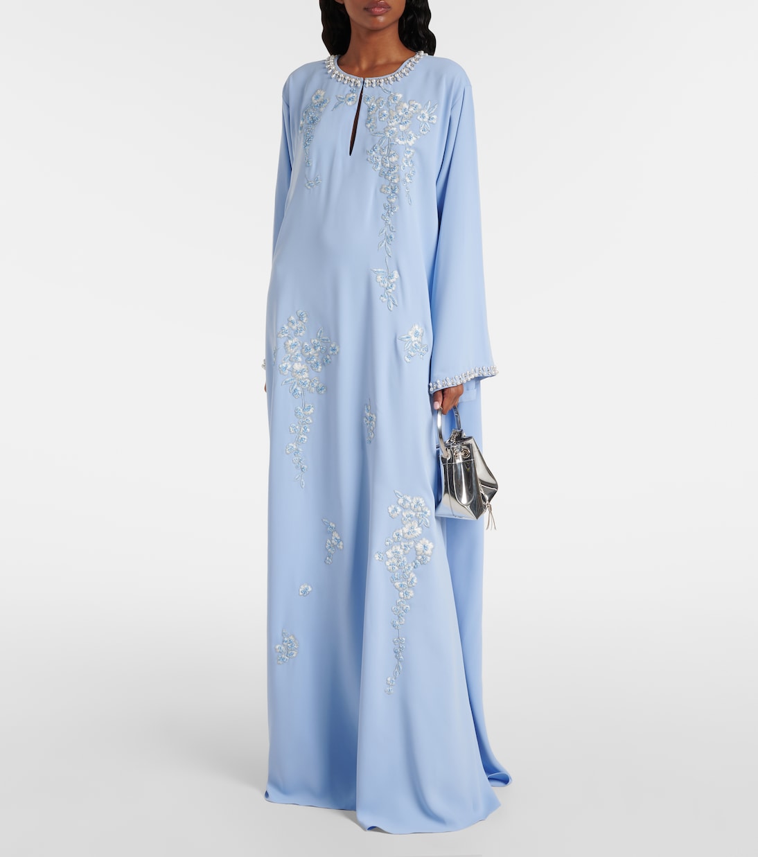 Verzierter Kaftan aus Crêpe | Carolina Herrera
