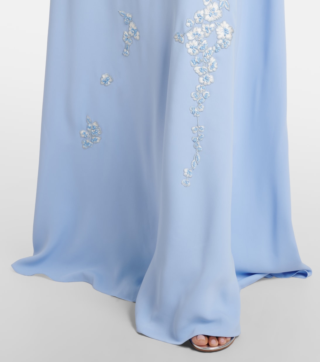 Verzierter Kaftan aus Crêpe | Carolina Herrera