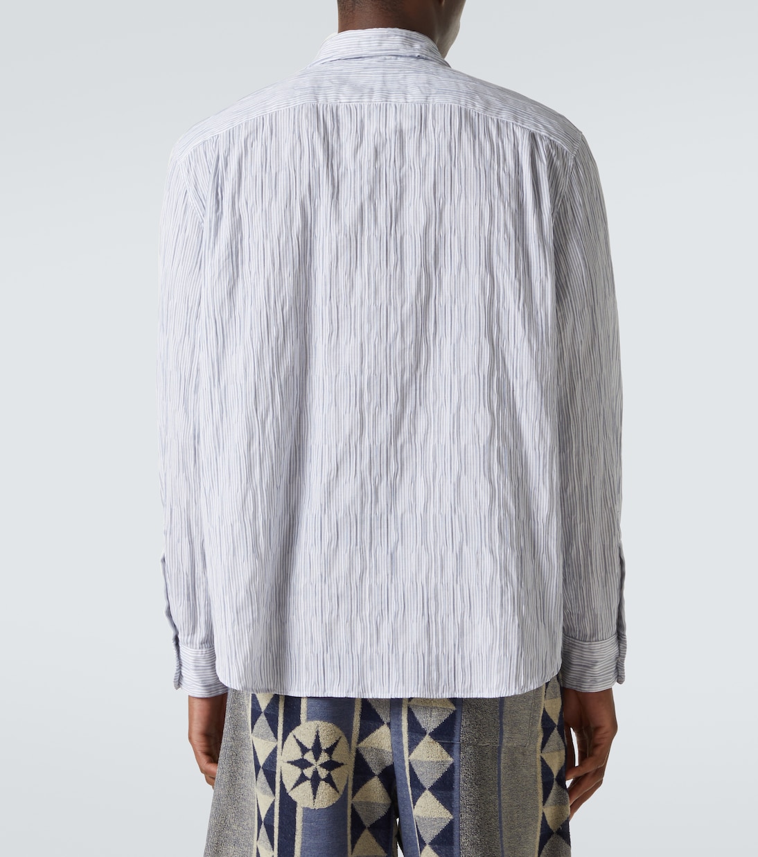 Paula's Ibiza - Camicia in misto cotone a righe  | Loewe