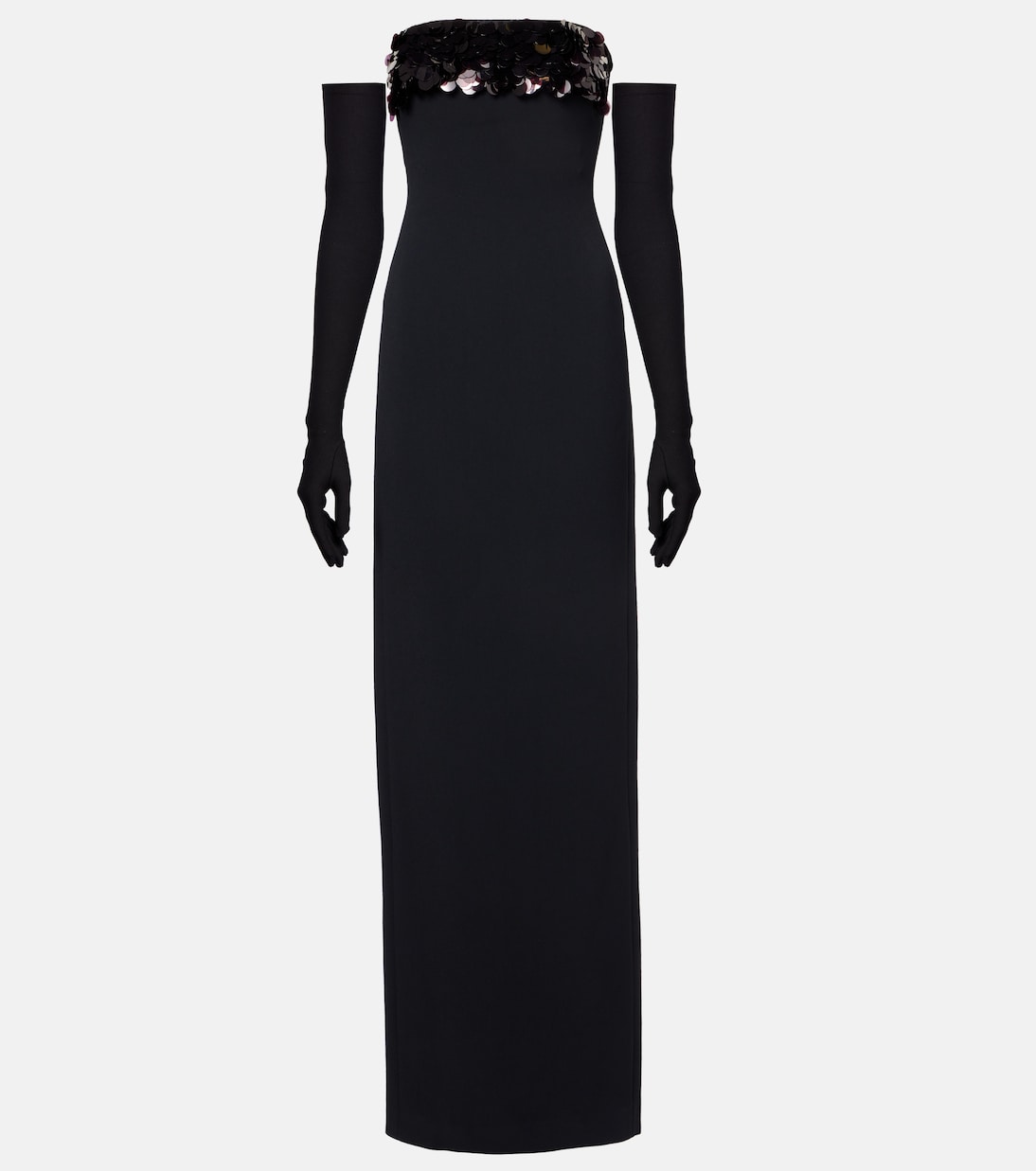 Sequined strapless gown | David Koma