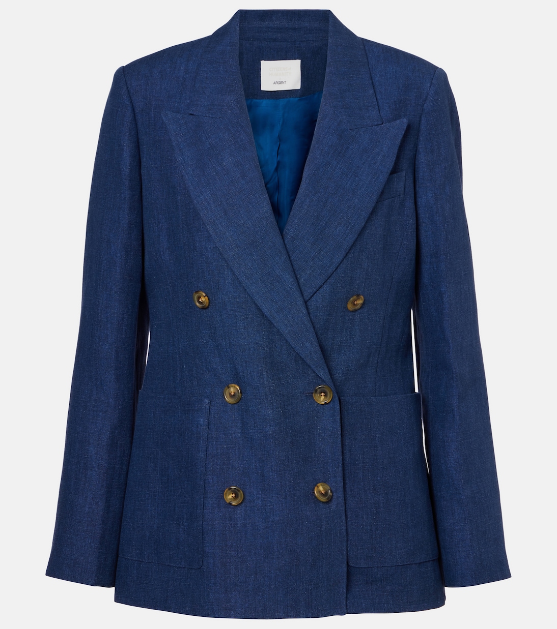 x Argent Chelsea linen denim blazer | Citizens of Humanity